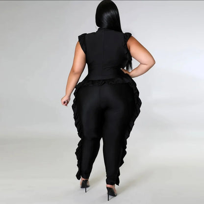 Ruffle Me Right Jumpsuits