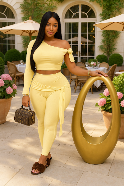 Golden Hour Two-Piece Pants Set