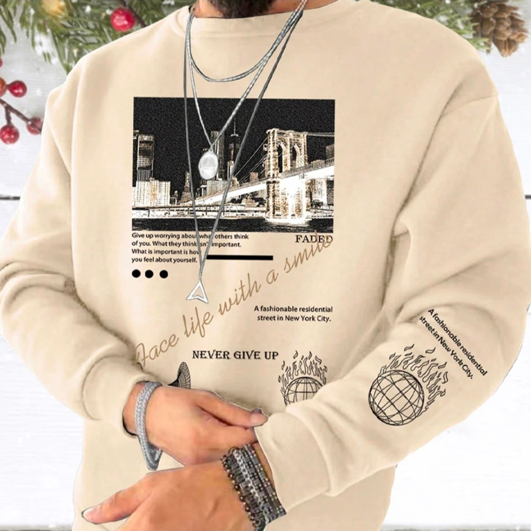 City Vibes Graphic Sweatshirt-Unisex