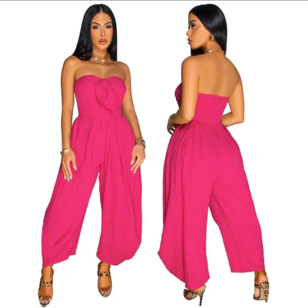 Island Breeze Bow Jumpsuit