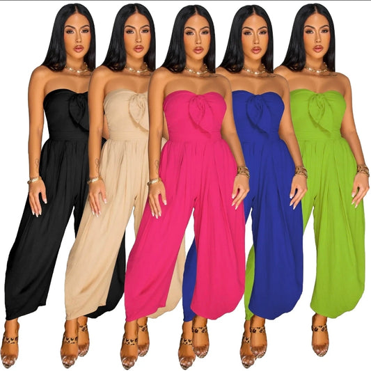 Island Breeze Bow Jumpsuit