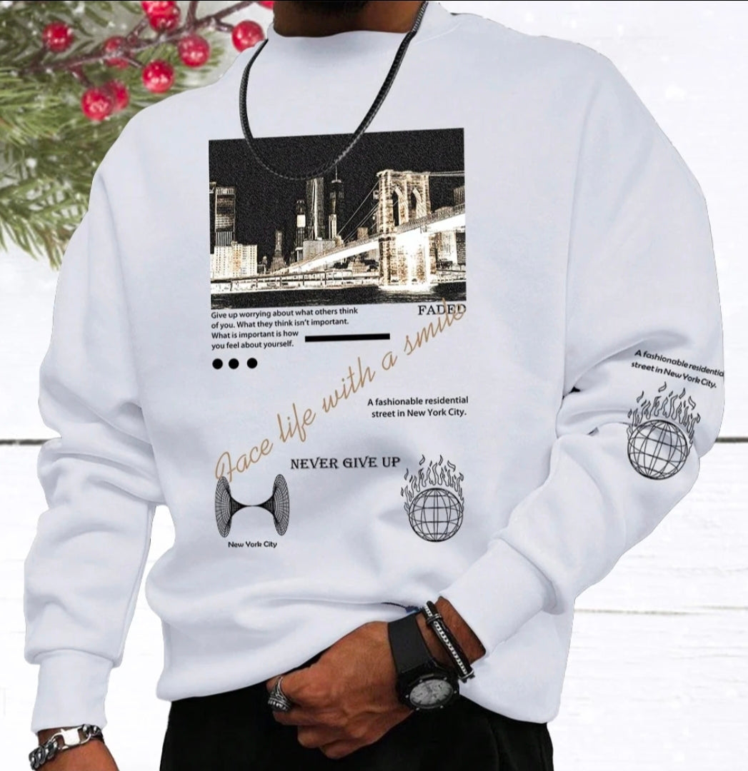 City Vibes Graphic Sweatshirt-Unisex